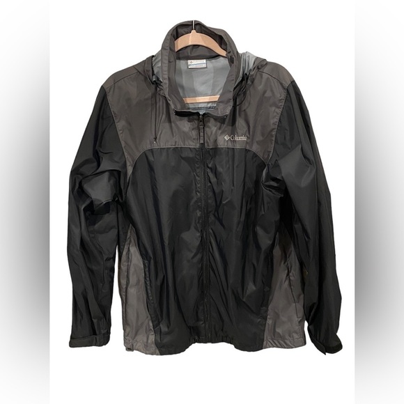 Columbia Nylon Hooded Jacket Men's Size Small - Picture 1 of 11